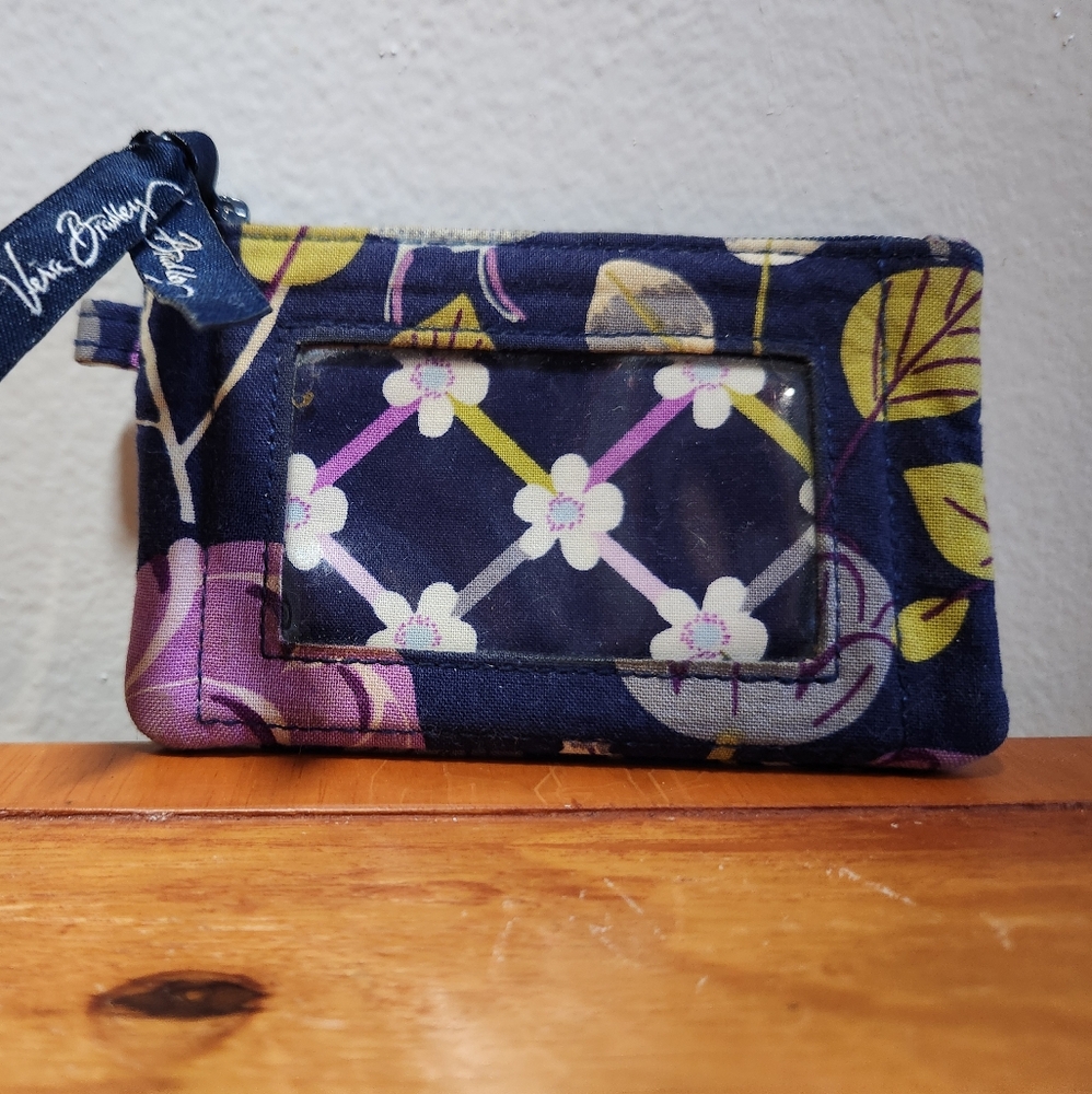 VERA BRADLEY coin wallet with nightingale print